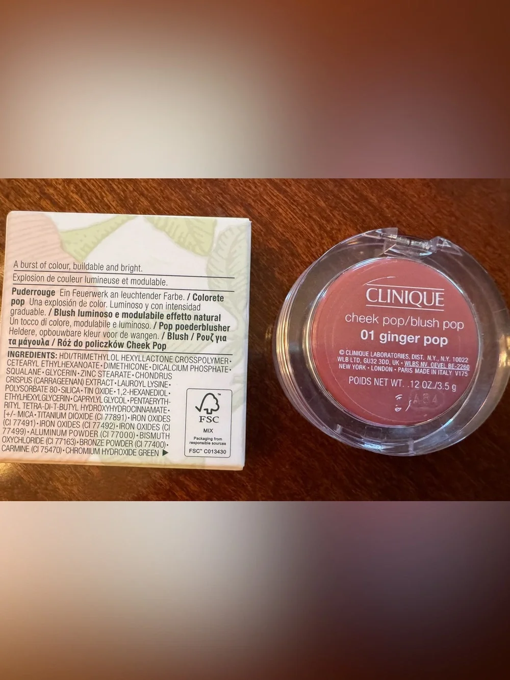 Clinique Blush Cheek Pop Blush - Color Ginger Pop #01